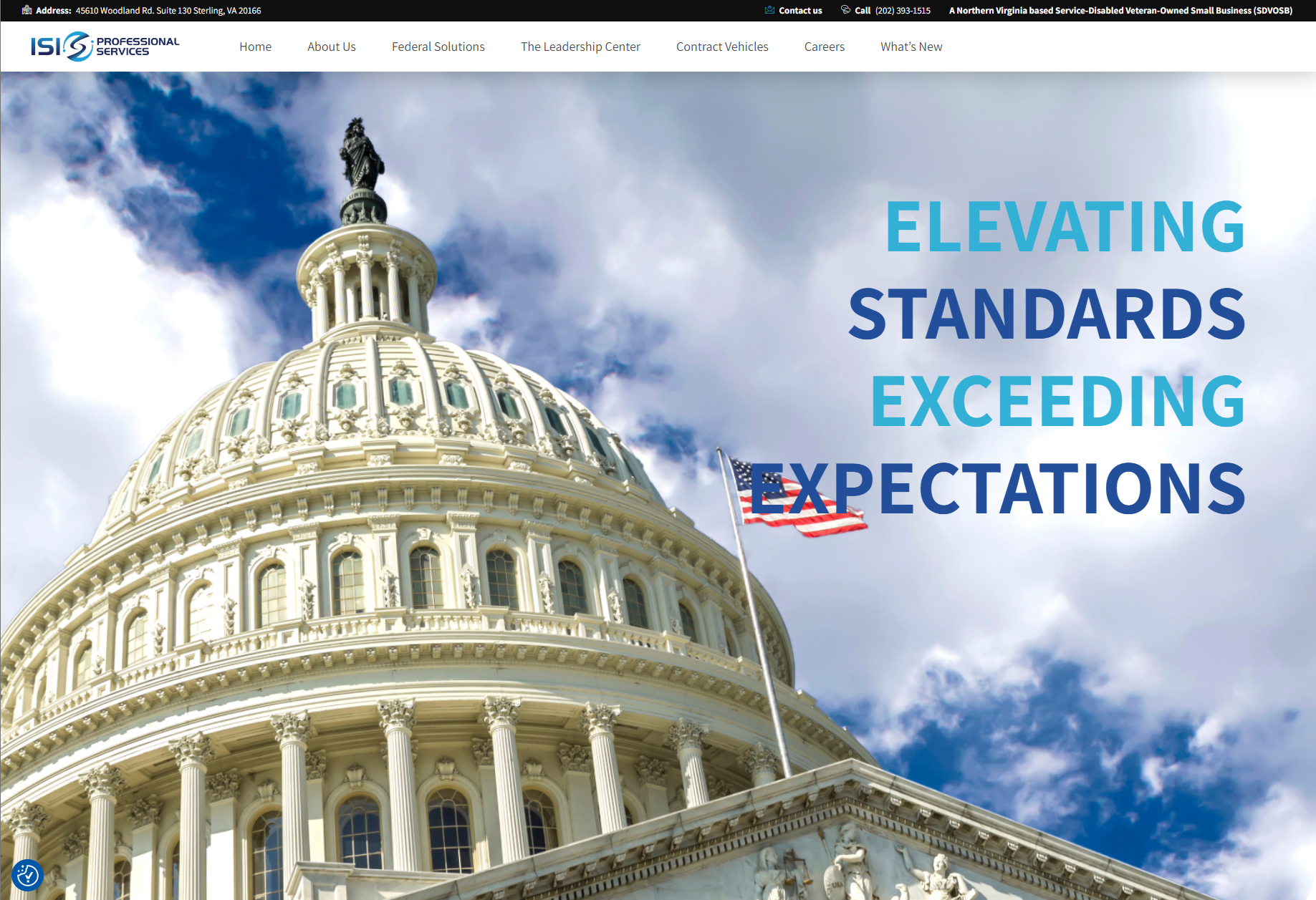 Website for ISI Professional Services